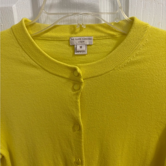 J crew “ the Clare cardigan” in yellow - Picture 2 of 5